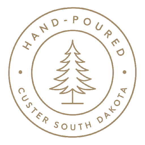 Hand-poured in Custer, South Dakota